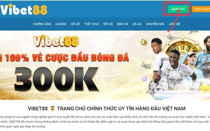 Đăng ký tài khoản VIBET88